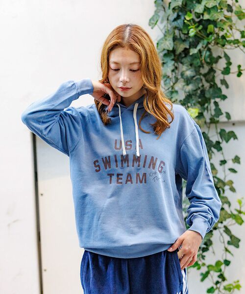 Rouge vif la cle / ルージュ・ヴィフ ラクレ スウェット | 【Le Melange/ル・メランジュ】ミニ裏毛フーディー/#8541008/裏 | 詳細18