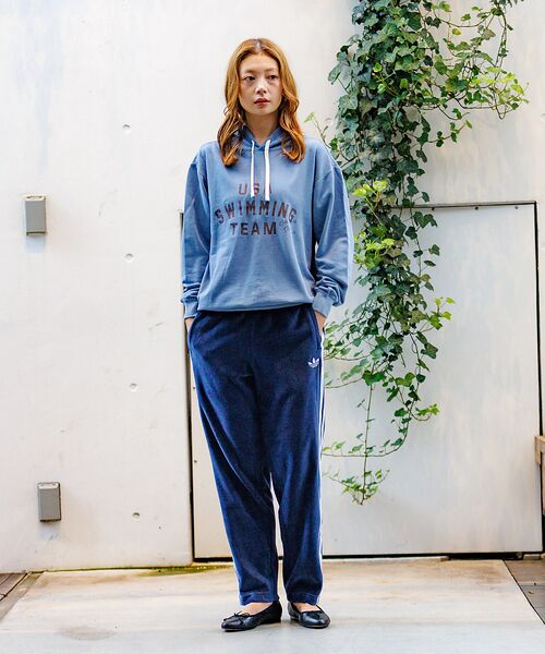 Rouge vif la cle / ルージュ・ヴィフ ラクレ スウェット | 【Le Melange/ル・メランジュ】ミニ裏毛フーディー/#8541008/裏 | 詳細20