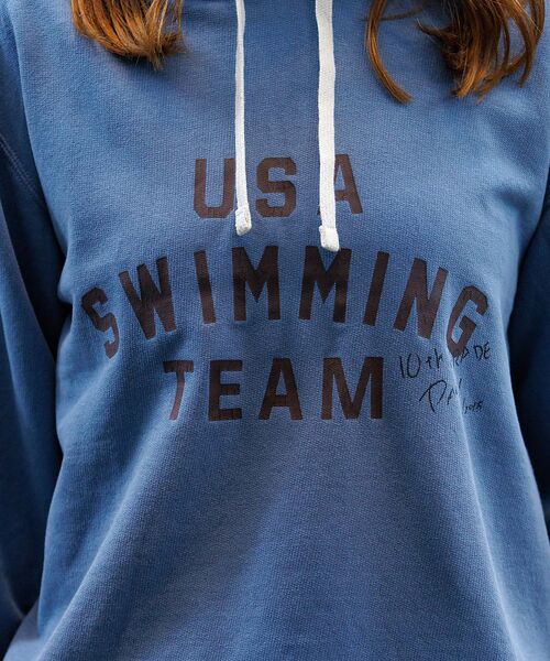 Rouge vif la cle / ルージュ・ヴィフ ラクレ スウェット | 【Le Melange/ル・メランジュ】ミニ裏毛フーディー/#8541008/裏 | 詳細21