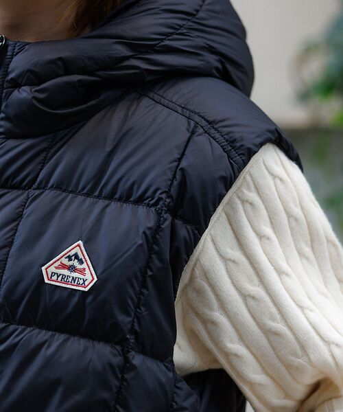 Rouge vif la cle / ルージュ・ヴィフ ラクレ ダウンジャケット・ベスト | 【PYRENEX / ピレネックス】BASSIA VEST / バッシア ベスト | 詳細10