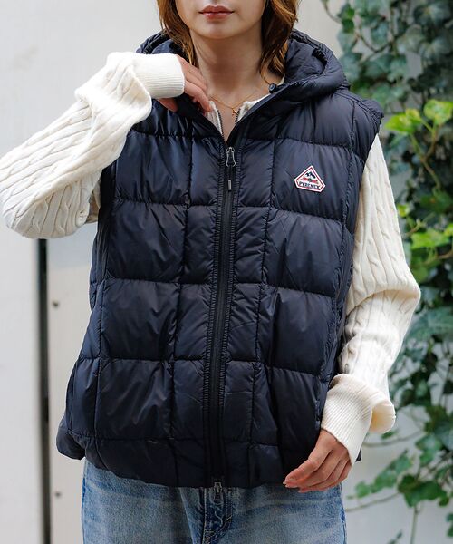 Rouge vif la cle/ルージュ・ヴィフ ラクレ 【PYRENEX / ピレネックス】BASSIA VEST / バッシア ベスト ブラック 34 Rouge vif la cle/ルージュ・ヴィフ ラクレ 【PYRENEX / ピレネックス】BASSIA VEST / バッシア ベスト ブラック 34