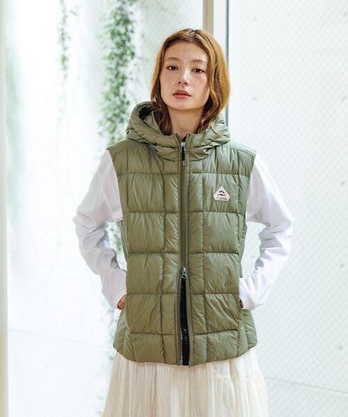 Rouge vif la cle / ルージュ・ヴィフ ラクレ ダウンジャケット・ベスト | 【PYRENEX / ピレネックス】BASSIA VEST / バッシア ベスト | 詳細18