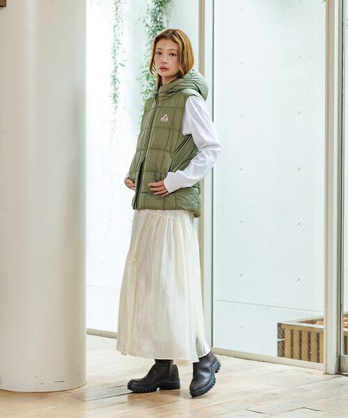 Rouge vif la cle / ルージュ・ヴィフ ラクレ ダウンジャケット・ベスト | 【PYRENEX / ピレネックス】BASSIA VEST / バッシア ベスト | 詳細19