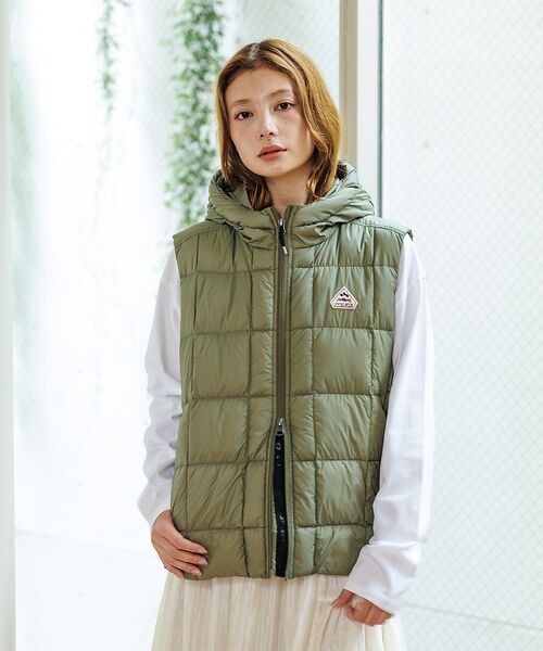 Rouge vif la cle / ルージュ・ヴィフ ラクレ ダウンジャケット・ベスト | 【PYRENEX / ピレネックス】BASSIA VEST / バッシア ベスト | 詳細20