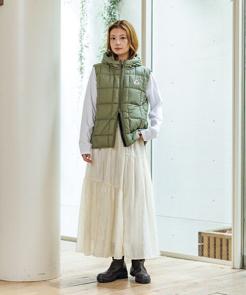 Rouge vif la cle / ルージュ・ヴィフ ラクレ ダウンジャケット・ベスト | 【PYRENEX / ピレネックス】BASSIA VEST / バッシア ベスト | 詳細21