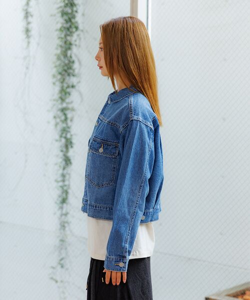 Rouge vif la cle / ルージュ・ヴィフ ラクレ ブルゾン | 【Le Melange/ル・メランジュ】80ozデニムジャケット/#854380 | 詳細5