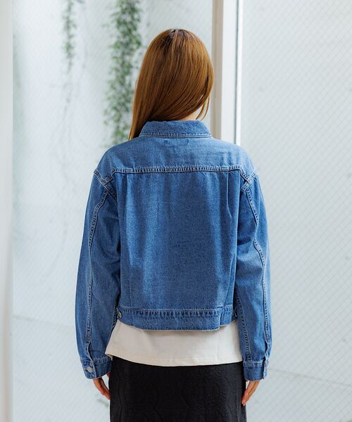 Rouge vif la cle / ルージュ・ヴィフ ラクレ ブルゾン | 【Le Melange/ル・メランジュ】80ozデニムジャケット/#854380 | 詳細6