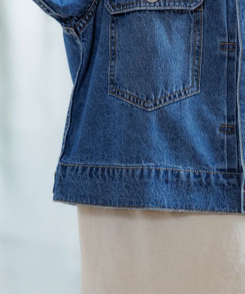 Rouge vif la cle / ルージュ・ヴィフ ラクレ ブルゾン | 【Le Melange/ル・メランジュ】80ozデニムジャケット/#854380 | 詳細9