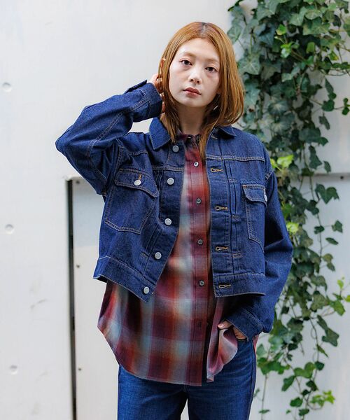 Rouge vif la cle / ルージュ・ヴィフ ラクレ ブルゾン | 【Le Melange/ル・メランジュ】80ozデニムジャケット/#854380 | 詳細12