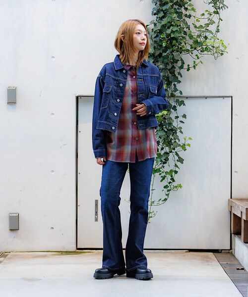 Rouge vif la cle / ルージュ・ヴィフ ラクレ ブルゾン | 【Le Melange/ル・メランジュ】80ozデニムジャケット/#854380 | 詳細14