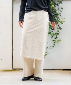 Rouge vif la cle / ルージュ・ヴィフ ラクレ パンツ | 【Le Melange/ル・メランジュ】ラップスカート付きレースパンツ【セット】