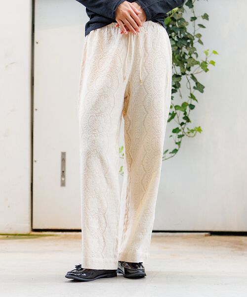 Rouge vif la cle / ルージュ・ヴィフ ラクレ パンツ | 【Le Melange/ル・メランジュ】ラップスカート付きレースパンツ【セット】 | 詳細4