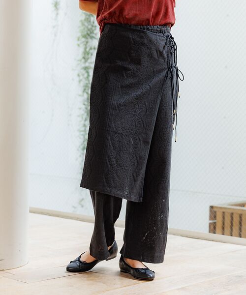 Rouge vif la cle / ルージュ・ヴィフ ラクレ パンツ | 【Le Melange/ル・メランジュ】ラップスカート付きレースパンツ【セット】 | 詳細10