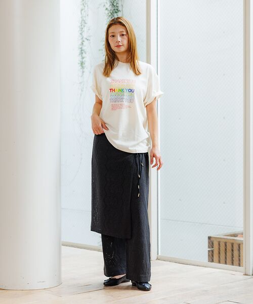 Rouge vif la cle / ルージュ・ヴィフ ラクレ パンツ | 【Le Melange/ル・メランジュ】ラップスカート付きレースパンツ【セット】 | 詳細15