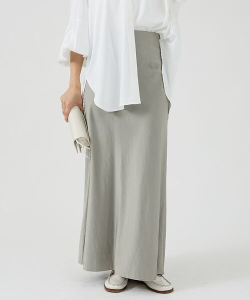 Rouge vif la cle / ルージュ・ヴィフ ラクレ ロング・マキシ丈スカート | サテンマーメイドスカート | 詳細2