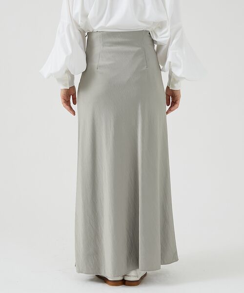 Rouge vif la cle / ルージュ・ヴィフ ラクレ ロング・マキシ丈スカート | サテンマーメイドスカート | 詳細8