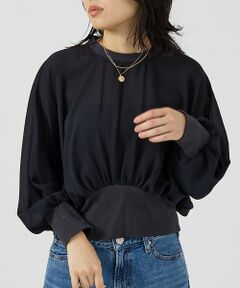 Rouge vif la cle / ルージュ・ヴィフ ラクレ シャツ・ブラウス | ストレッチジョーゼットブラウス