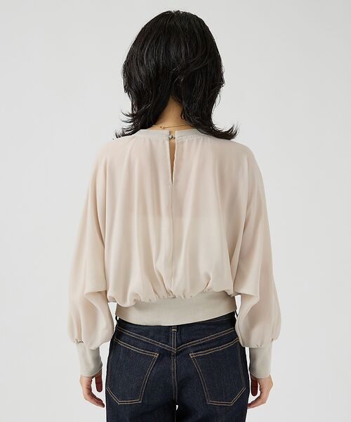 Rouge vif la cle / ルージュ・ヴィフ ラクレ シャツ・ブラウス | ストレッチジョーゼットブラウス | 詳細12