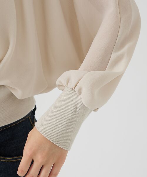 Rouge vif la cle / ルージュ・ヴィフ ラクレ シャツ・ブラウス | ストレッチジョーゼットブラウス | 詳細15