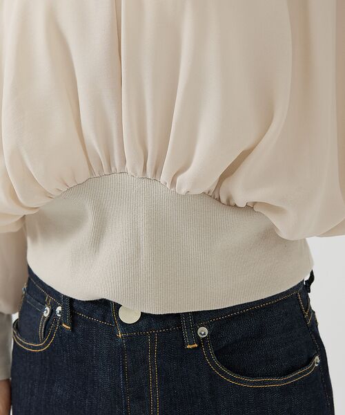 Rouge vif la cle / ルージュ・ヴィフ ラクレ シャツ・ブラウス | ストレッチジョーゼットブラウス | 詳細16