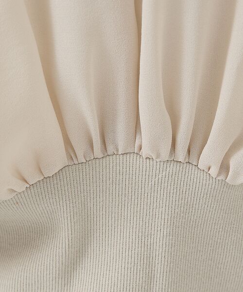 Rouge vif la cle / ルージュ・ヴィフ ラクレ シャツ・ブラウス | ストレッチジョーゼットブラウス | 詳細17