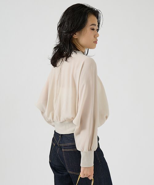 Rouge vif la cle / ルージュ・ヴィフ ラクレ シャツ・ブラウス | ストレッチジョーゼットブラウス | 詳細5