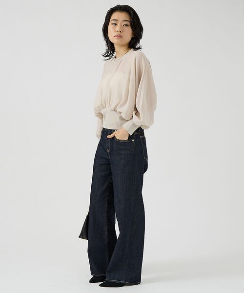 Rouge vif la cle / ルージュ・ヴィフ ラクレ シャツ・ブラウス | ストレッチジョーゼットブラウス | 詳細7