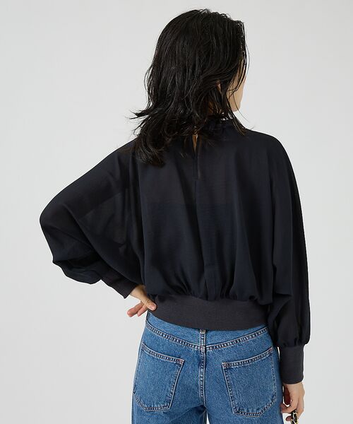 Rouge vif la cle / ルージュ・ヴィフ ラクレ シャツ・ブラウス | ストレッチジョーゼットブラウス | 詳細20