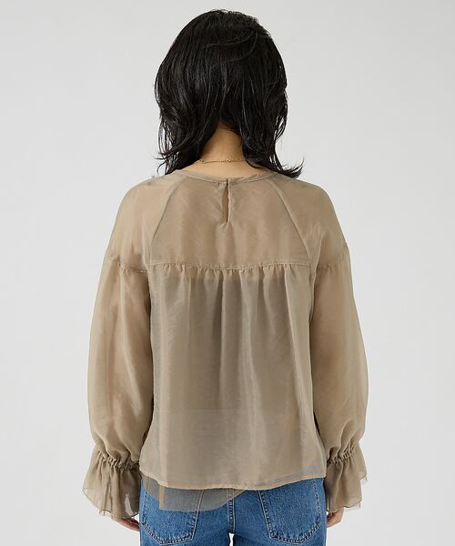 Rouge vif la cle / ルージュ・ヴィフ ラクレ シャツ・ブラウス | オーガンジーシアーブラウス | 詳細20