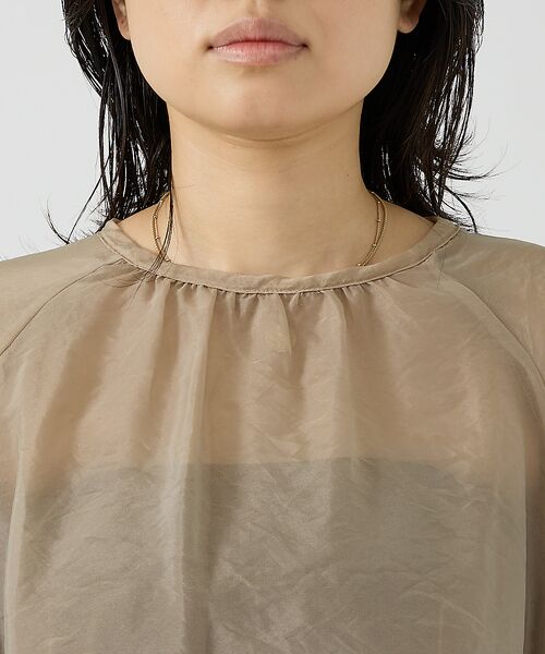 Rouge vif la cle / ルージュ・ヴィフ ラクレ シャツ・ブラウス | オーガンジーシアーブラウス | 詳細22