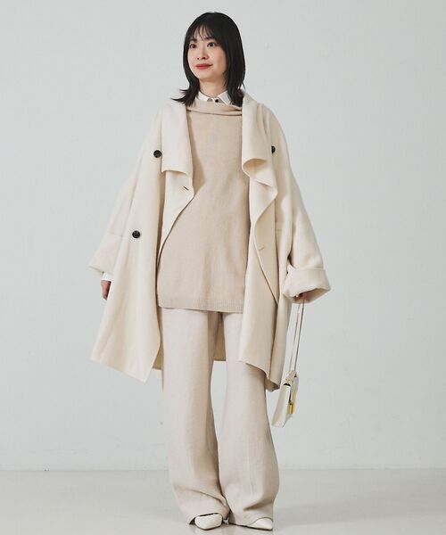 Rouge vif la cle / ルージュ・ヴィフ ラクレ その他アウター | 【2サイズ展開】ウール混変形リバーコート | 詳細4