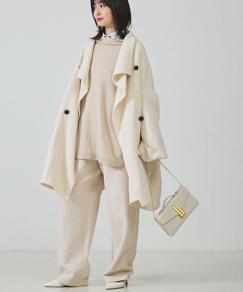 Rouge vif la cle / ルージュ・ヴィフ ラクレ その他アウター | 【2サイズ展開】ウール混変形リバーコート | 詳細5