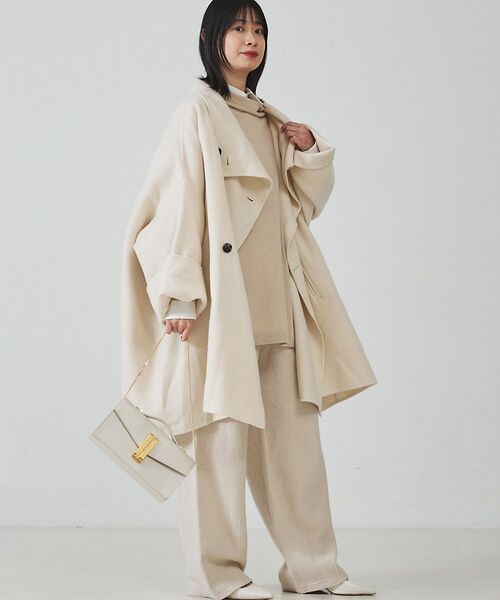 Rouge vif la cle / ルージュ・ヴィフ ラクレ その他アウター | 【2サイズ展開】ウール混変形リバーコート | 詳細6