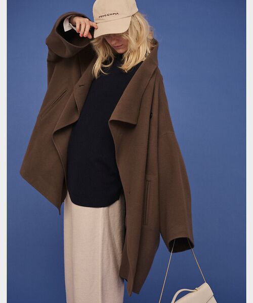 Rouge vif la cle / ルージュ・ヴィフ ラクレ その他アウター | 【2サイズ展開】ウール混変形リバーコート | 詳細7