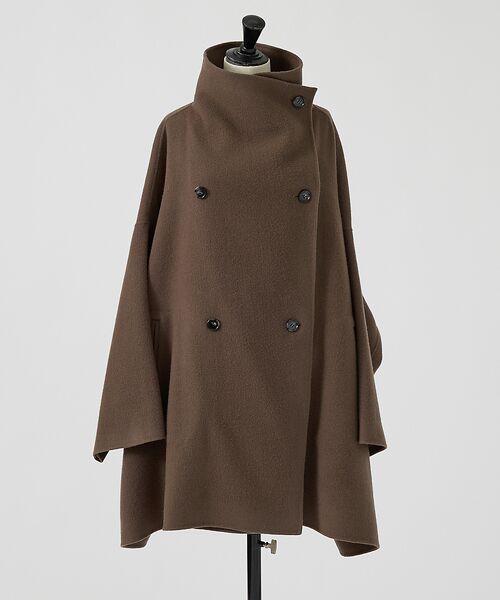 Rouge vif la cle / ルージュ・ヴィフ ラクレ その他アウター | 【2サイズ展開】ウール混変形リバーコート | 詳細14