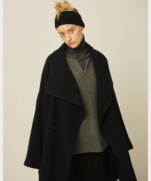 Rouge vif la cle / ルージュ・ヴィフ ラクレ その他アウター | 【2サイズ展開】ウール混変形リバーコート | 詳細21