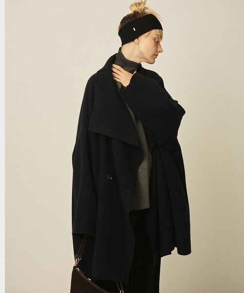 Rouge vif la cle / ルージュ・ヴィフ ラクレ その他アウター | 【2サイズ展開】ウール混変形リバーコート | 詳細22