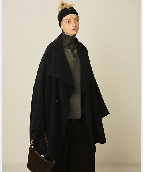 Rouge vif la cle / ルージュ・ヴィフ ラクレ その他アウター | 【2サイズ展開】ウール混変形リバーコート | 詳細23