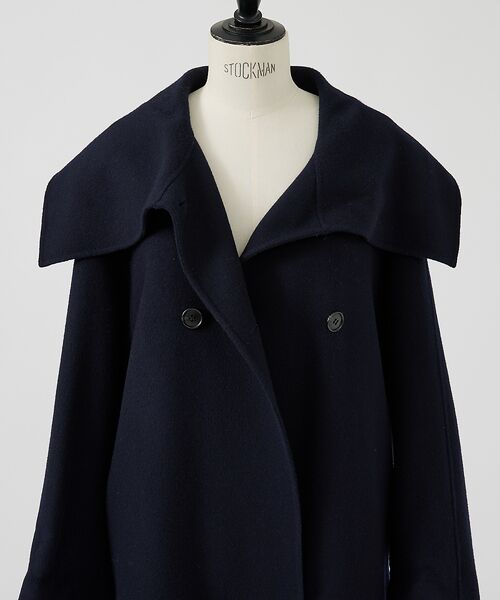 Rouge vif la cle / ルージュ・ヴィフ ラクレ その他アウター | ウール混オーバーカラーリバーコート | 詳細14