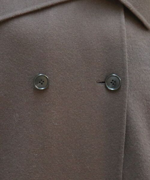 Rouge vif la cle / ルージュ・ヴィフ ラクレ その他アウター | ウール混オーバーカラーリバーコート | 詳細28