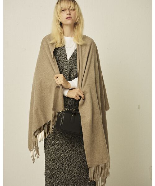 Rouge vif la cle / ルージュ・ヴィフ ラクレ ベスト | 【セットアップ対応】ポリウーリングカルゼVネックベスト | 詳細4