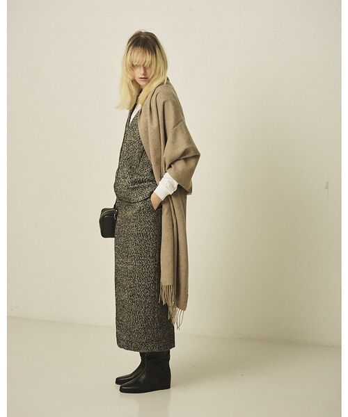 Rouge vif la cle / ルージュ・ヴィフ ラクレ ベスト | 【セットアップ対応】ポリウーリングカルゼVネックベスト | 詳細8