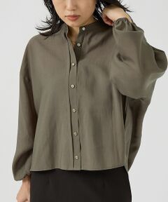 Rouge vif la cle / ルージュ・ヴィフ ラクレ シャツ・ブラウス | スタンドカラータックシャツカーデ