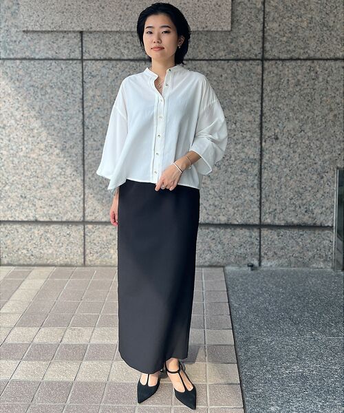 Rouge vif la cle / ルージュ・ヴィフ ラクレ シャツ・ブラウス | スタンドカラータックシャツカーデ | 詳細4