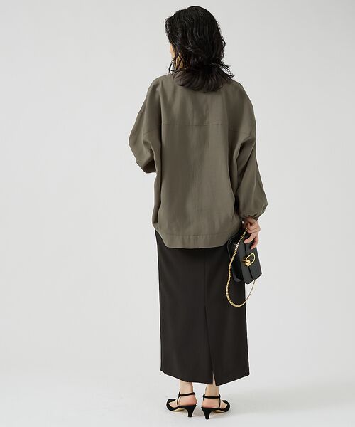 Rouge vif la cle / ルージュ・ヴィフ ラクレ シャツ・ブラウス | スタンドカラータックシャツカーデ | 詳細12