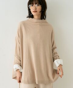 Rouge vif la cle / ルージュ・ヴィフ ラクレ ニット・セーター | ボトルネックポンチョライクニットプルオーバー