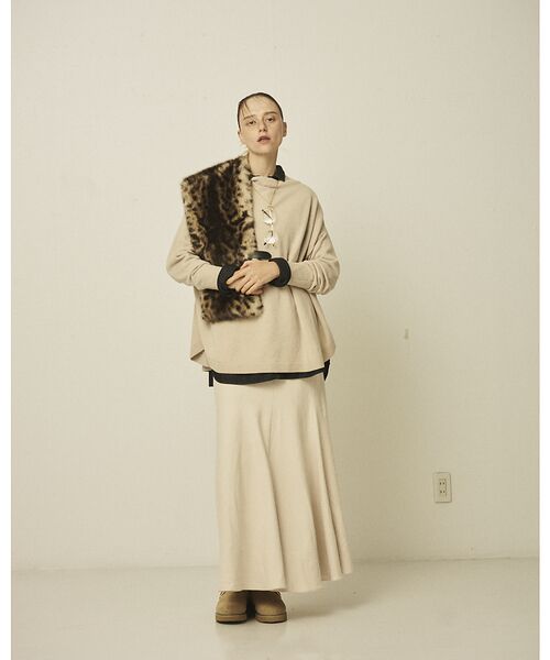 Rouge vif la cle / ルージュ・ヴィフ ラクレ ニット・セーター | ボトルネックポンチョライクニットプルオーバー | 詳細5