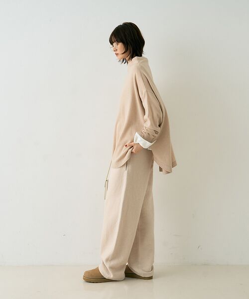 Rouge vif la cle / ルージュ・ヴィフ ラクレ ニット・セーター | ボトルネックポンチョライクニットプルオーバー | 詳細7