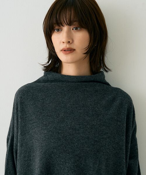 Rouge vif la cle / ルージュ・ヴィフ ラクレ ニット・セーター | ボトルネックポンチョライクニットプルオーバー | 詳細18