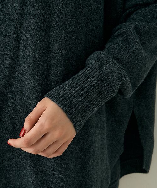 Rouge vif la cle / ルージュ・ヴィフ ラクレ ニット・セーター | ボトルネックポンチョライクニットプルオーバー | 詳細19